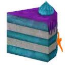 Slice of Glowing Gâteau